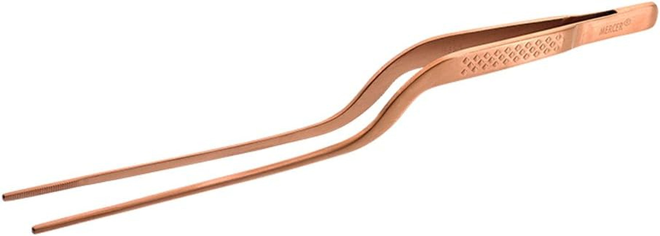 Mercer Culinary 18-8 Stainless Steel Precision Plus Chef Plating Tong,
