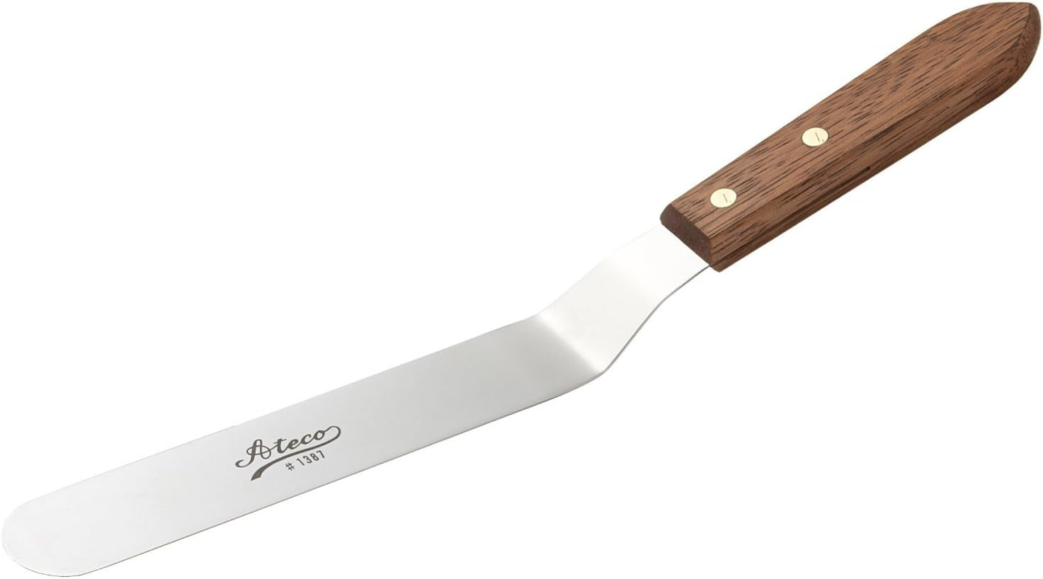Ateco Offset Spatula with 7.63 Inch Stainless Steel Blade