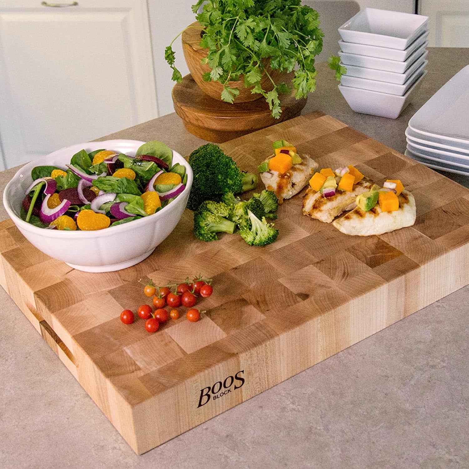Extra Thick Maple End Grain Cutting Board