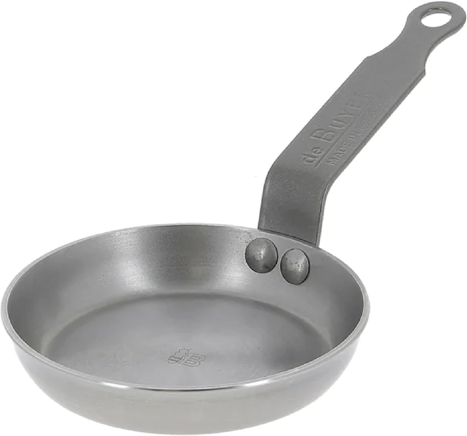 de Buyer MINERAL B Carbon Steel Egg & Pancake Pan - 4.75” Diameter - N