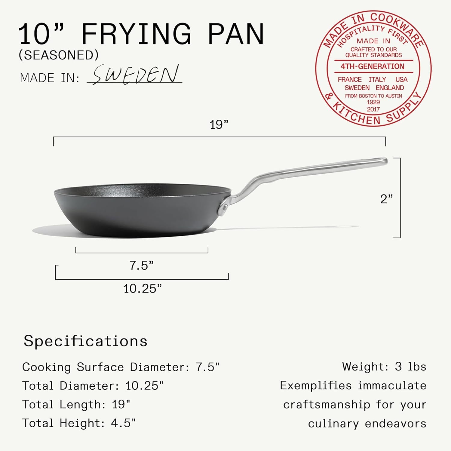 Made In 10-Inch Carbon Steel Fry Pan