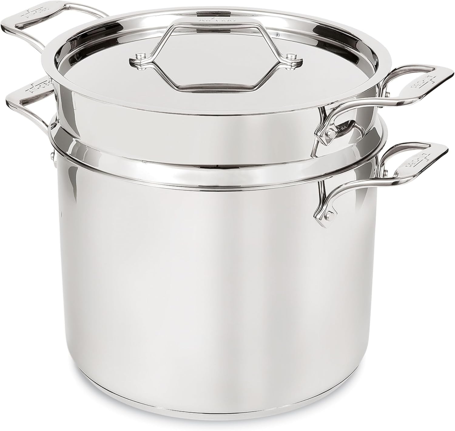All-Clad 12 Qt Stainless Steel Multipot with Insert & Lid