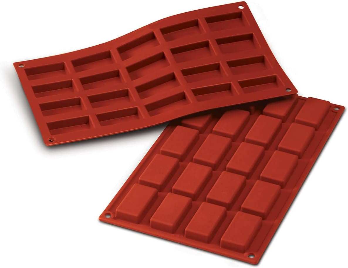 Silikomart Silicone Classic Collection Mold Shapes, Financiers, Small