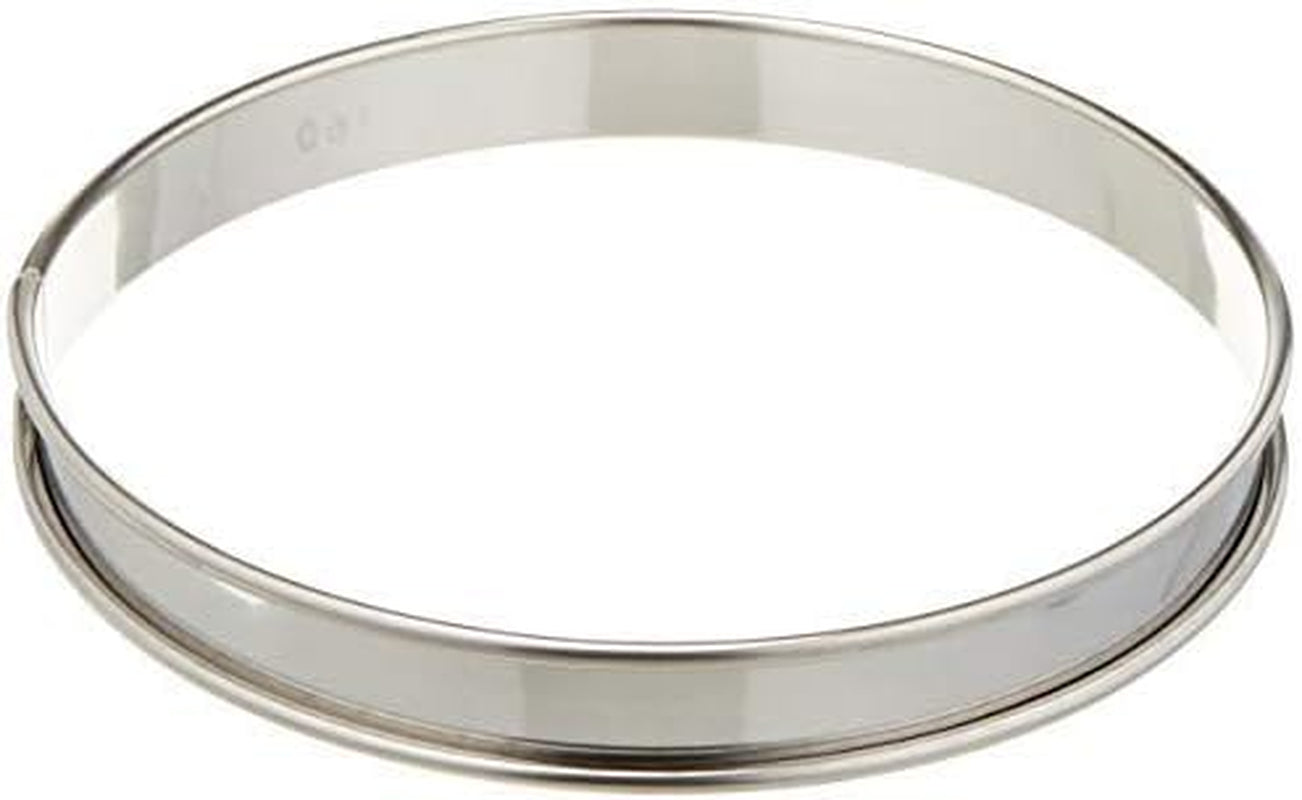 Matfer Bourgeat Stainless Steel Tart Ring 8 Inch