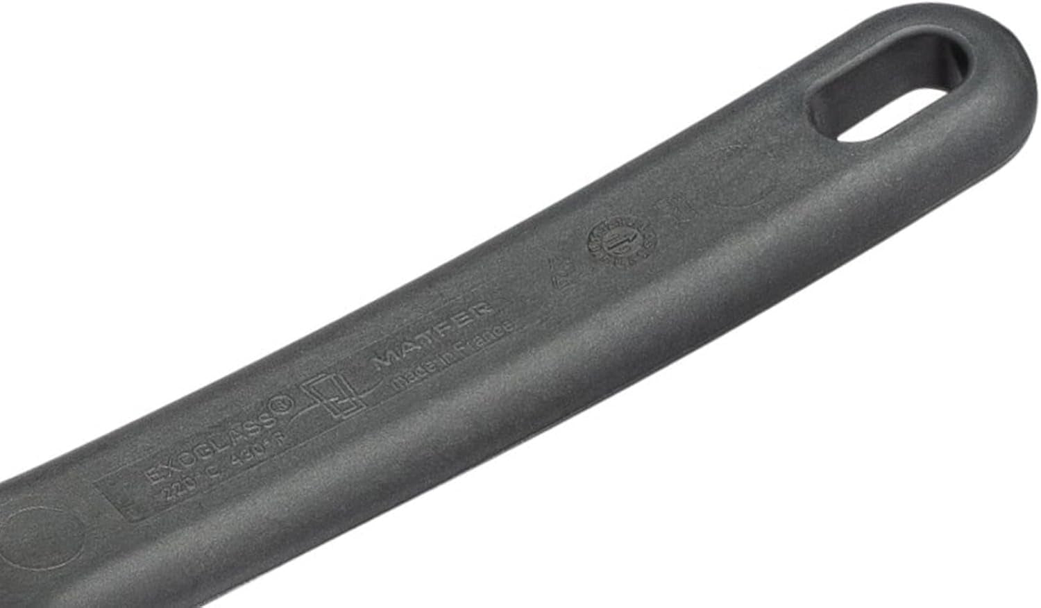 Matfer Bourgeat Exoglass® High Temperature Pelton Spatula, Grey