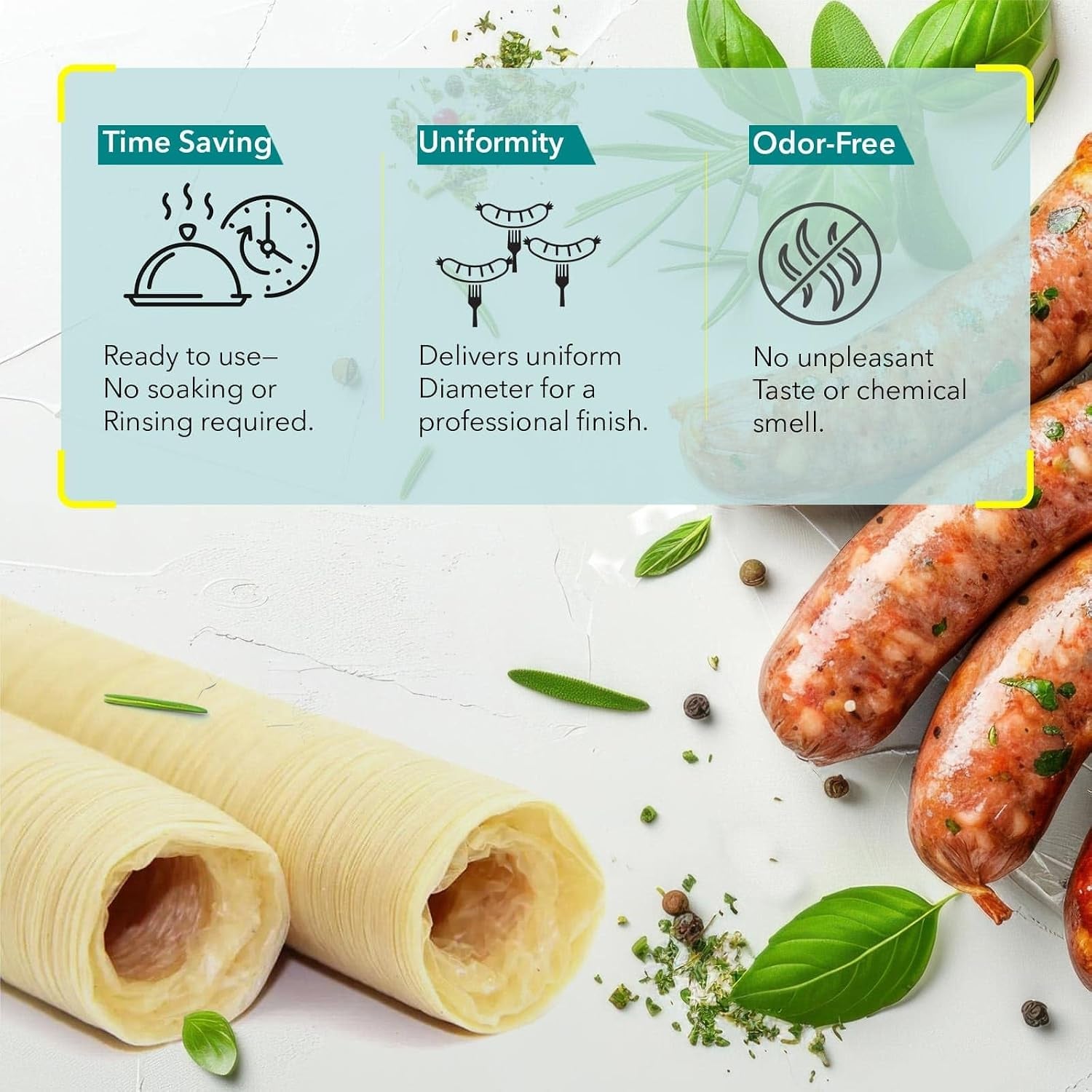 The Sausage Maker Weston Collagen Sausage Casings