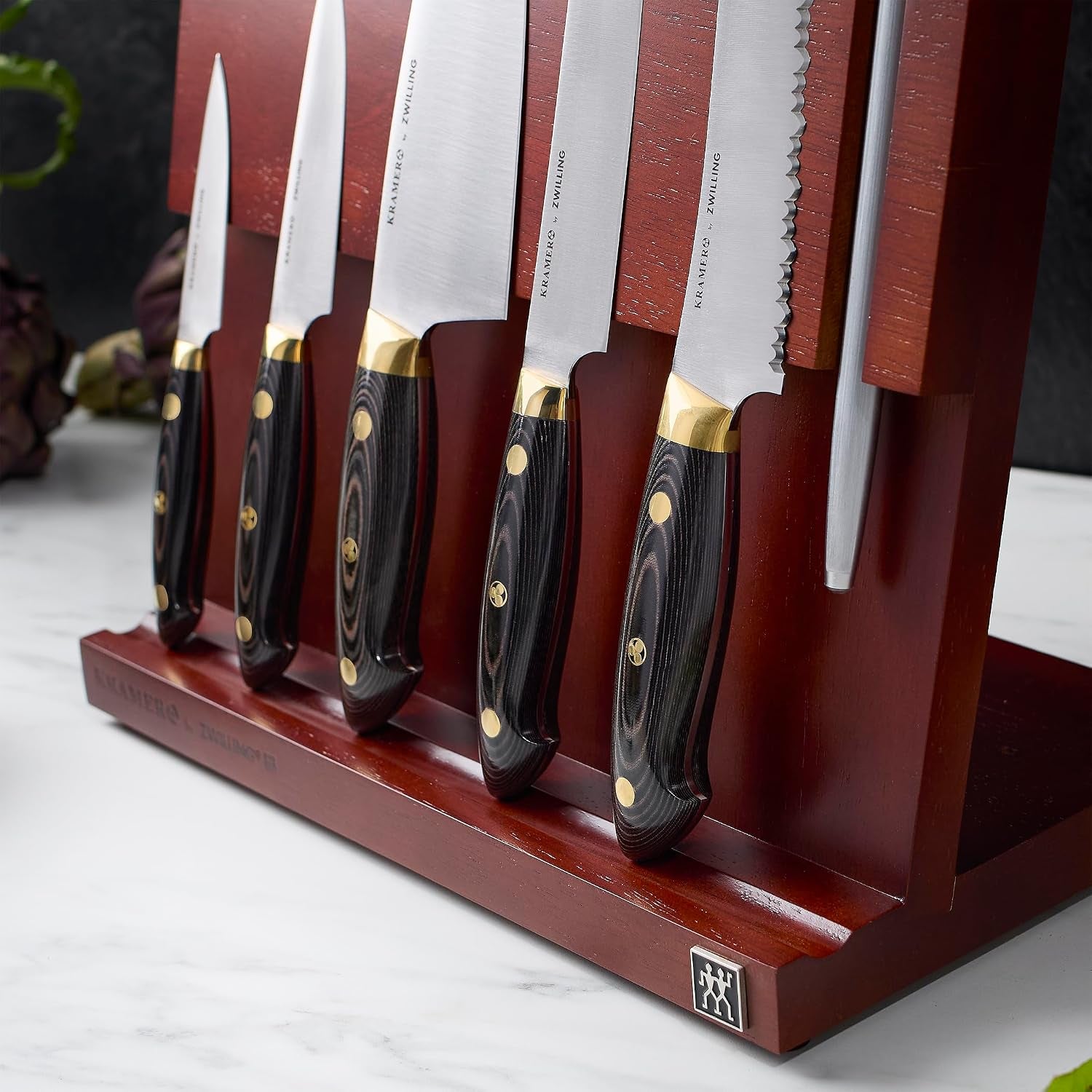 7 Piece German Carbon Knife Block Set