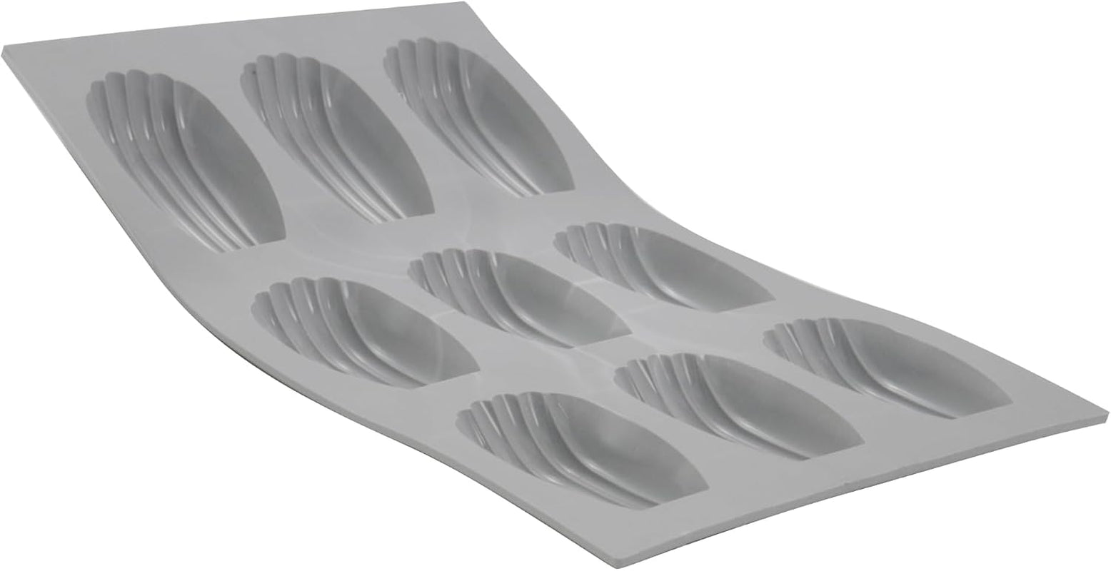 de Buyer ELASTOMOULE Mini-Cannele Silicone Mold - Creates 20 French Pa