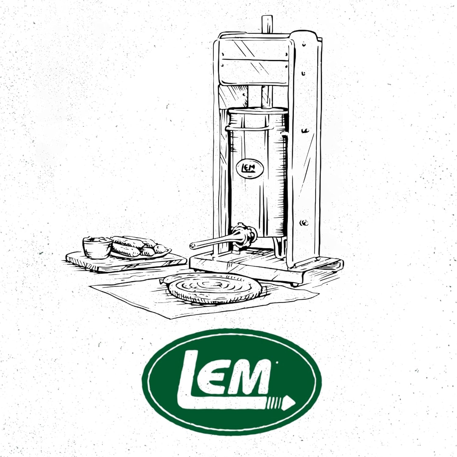 LEM Products BigBite 10 lb Motorized Sausage Stuffer, Stainless Steel
