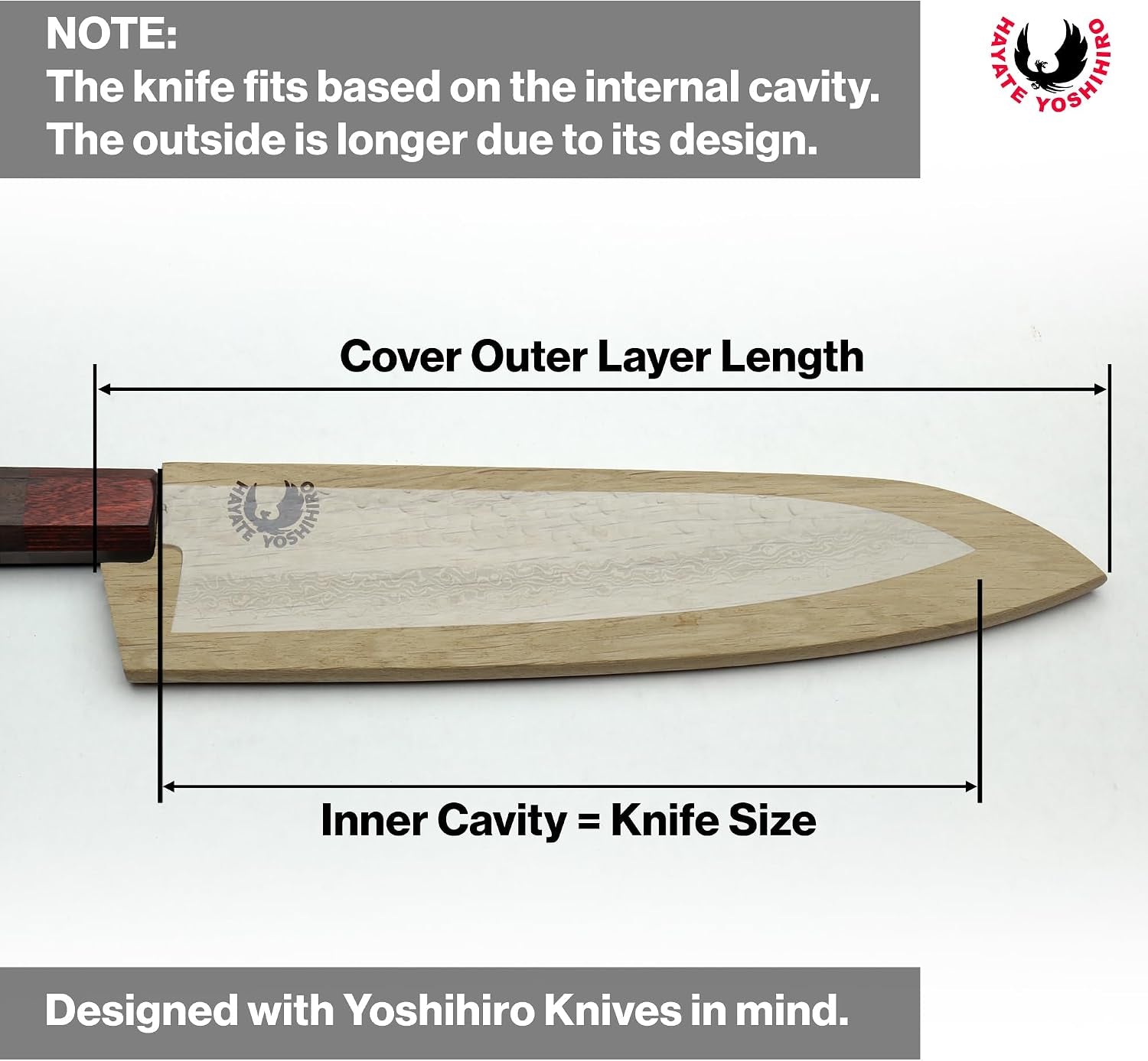 Yoshihiro Saya Sheath Cover for Gyuto Knife