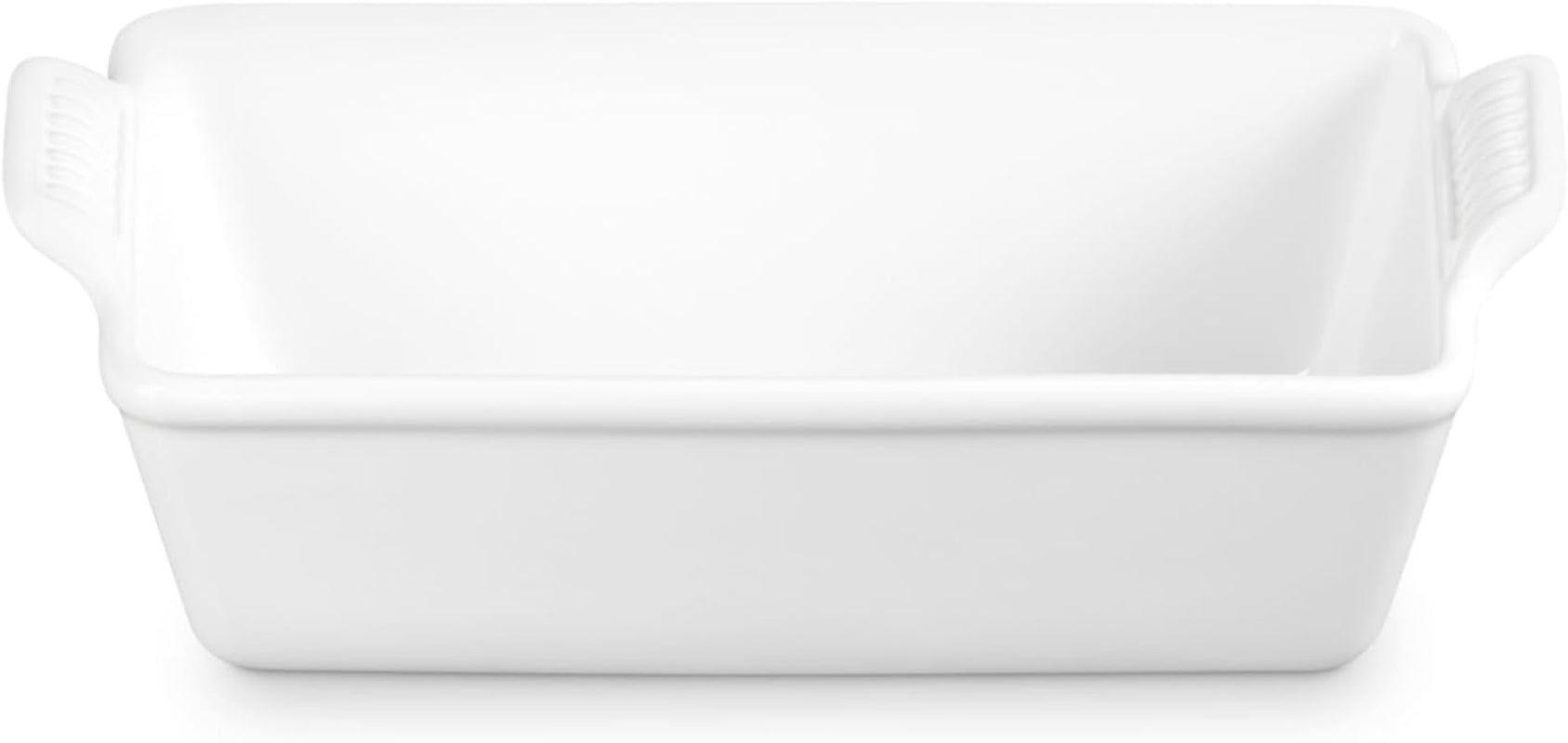 Le Creuset Stoneware Heritage Loaf Pan, 9" x 5" x 3" (1.5 qt.), White