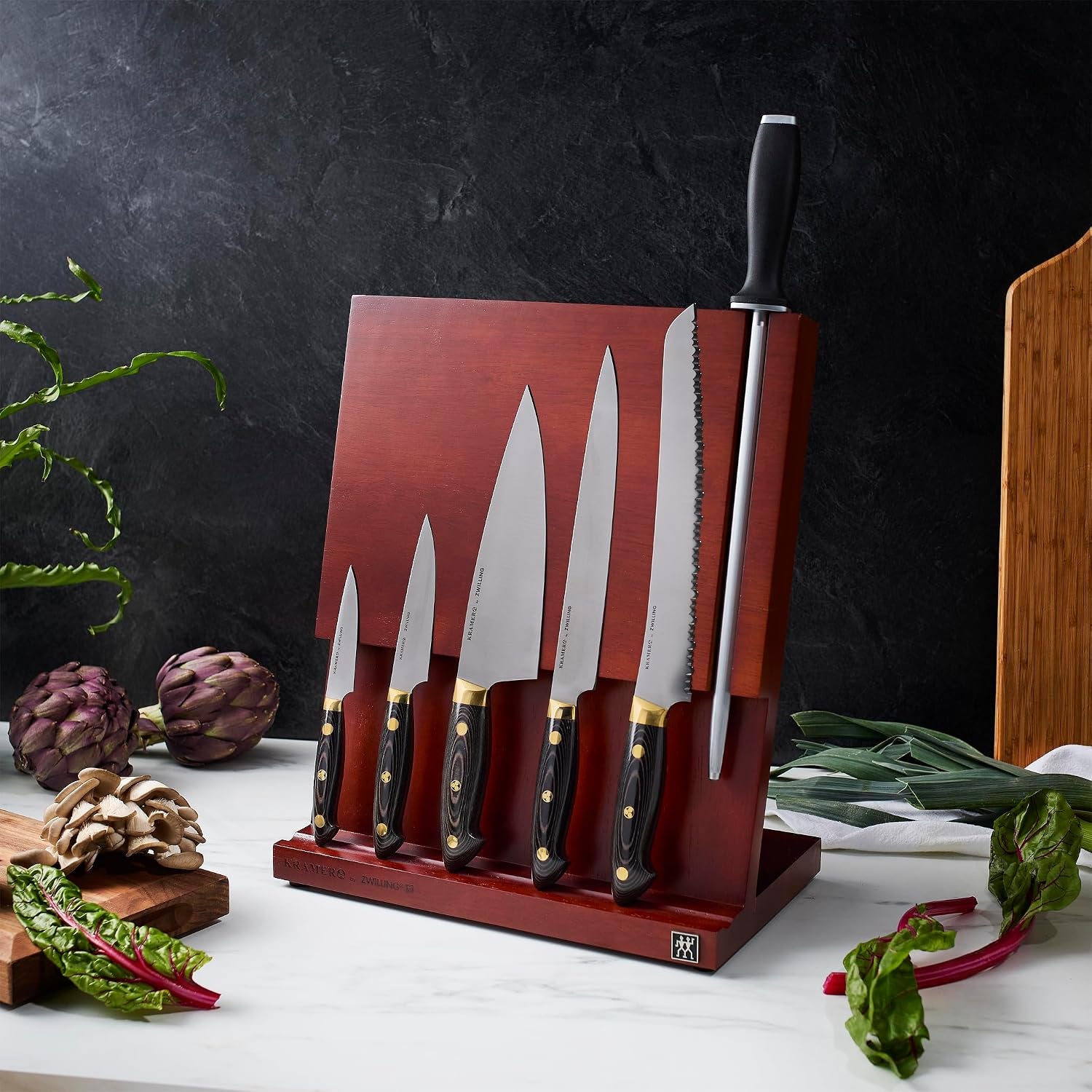 Professional 7 Piece Carbon Knife Block Set