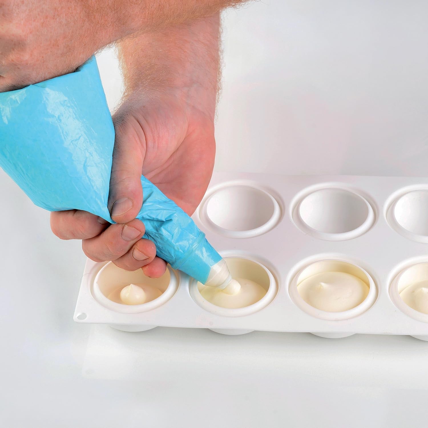 Silikomart STONE 85 Silicone Mold – 8 Cavities with Border – 2 1/2" x