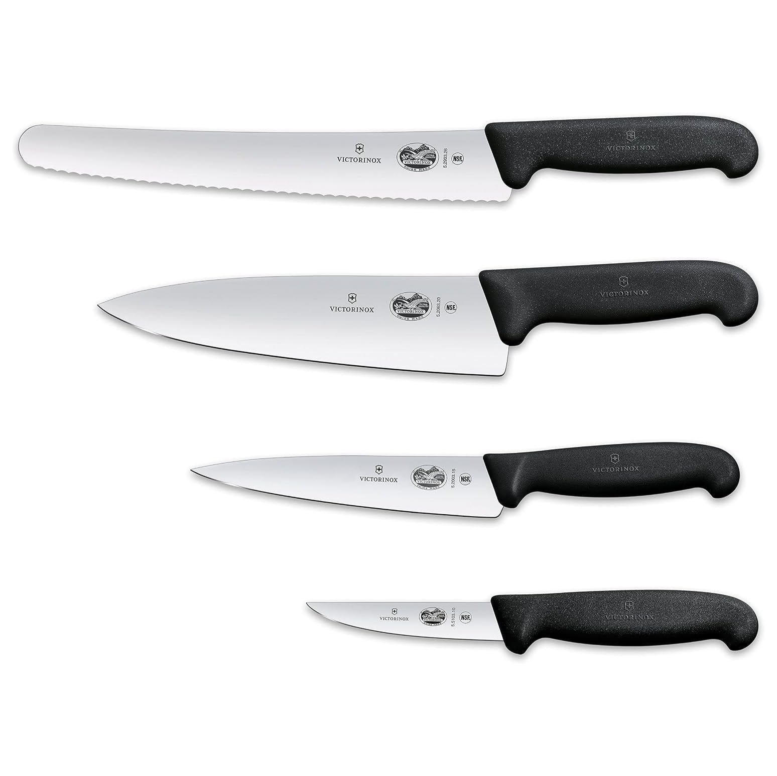 4 Piece Kitchen Knife Set with Comfort Handles