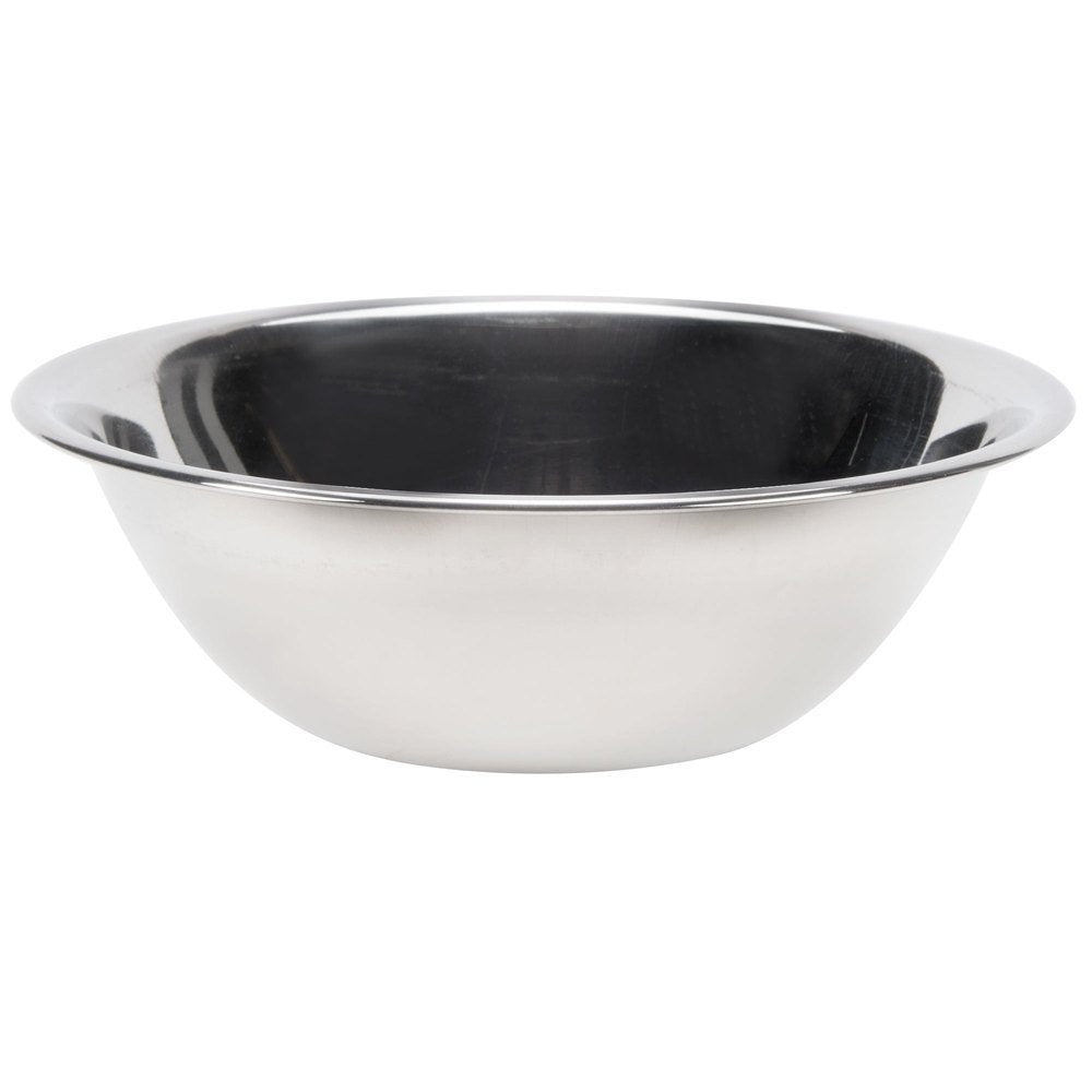 Vollrath 47938 8-Quart Economy Mixing Bowl, Stainless Steel, Silver