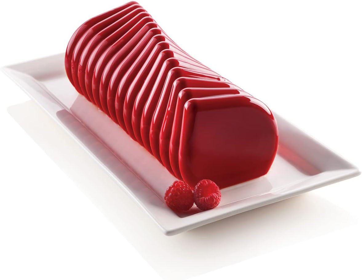 Silikomart 3Design Silicon Mould Bundt Pans, Gray (Meringa Style)