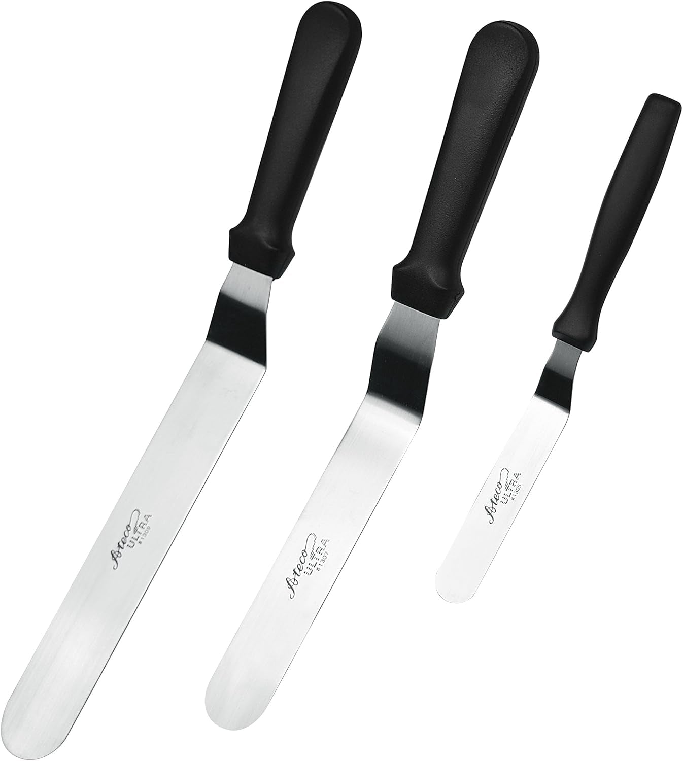 Ateco Ultra Offset Spatula with 4.25" × 0.75" Stainless Steel Blade
