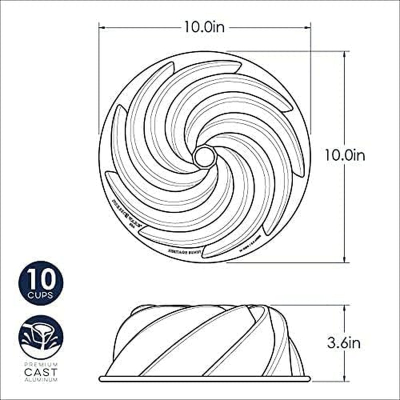 Nordic Ware Heritage Bundt Pan
