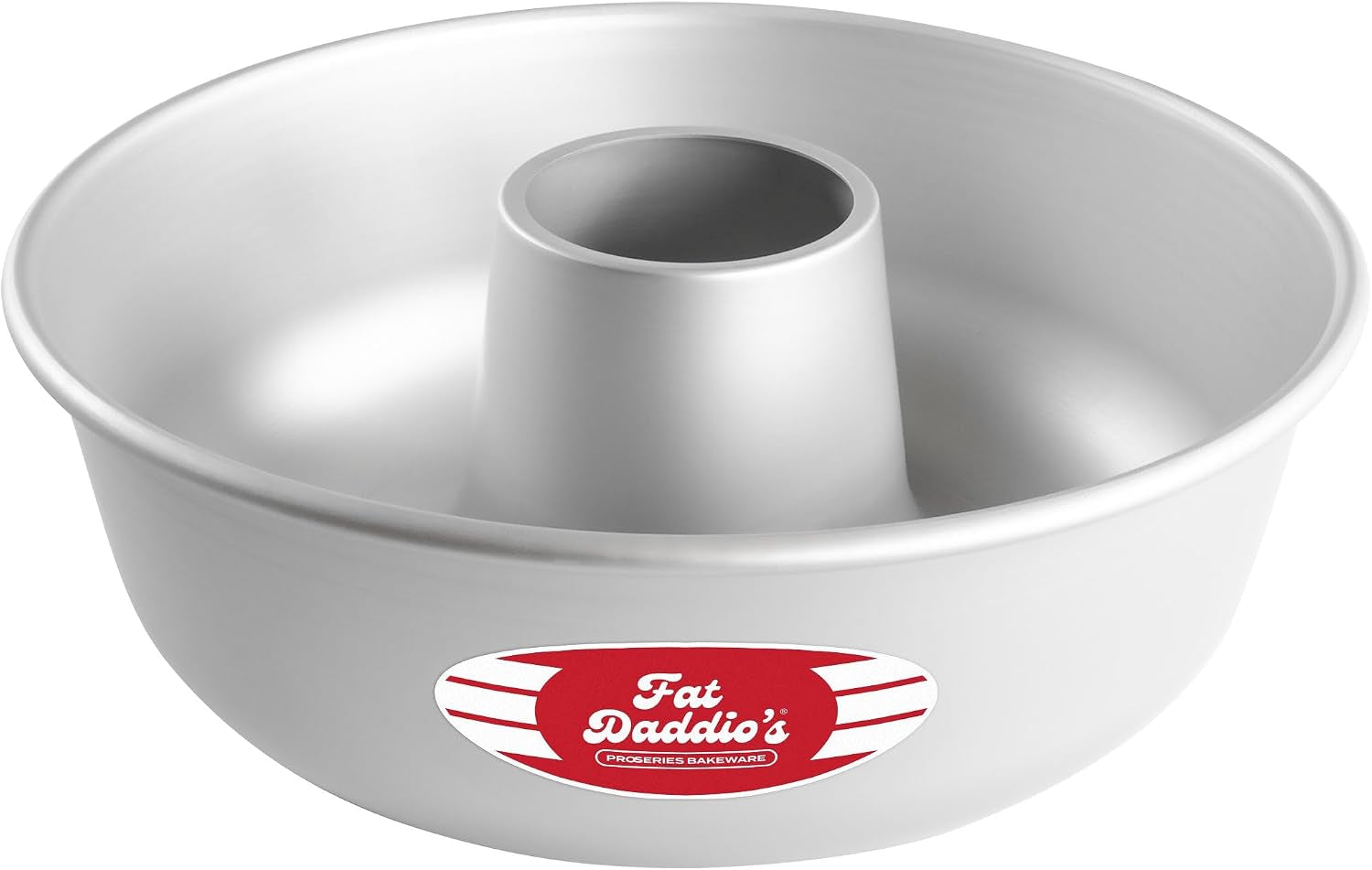 Fat Daddio's RMP-10 Anodized Aluminum Ring Mold Pan, 10 x 3.5 Inch, Si