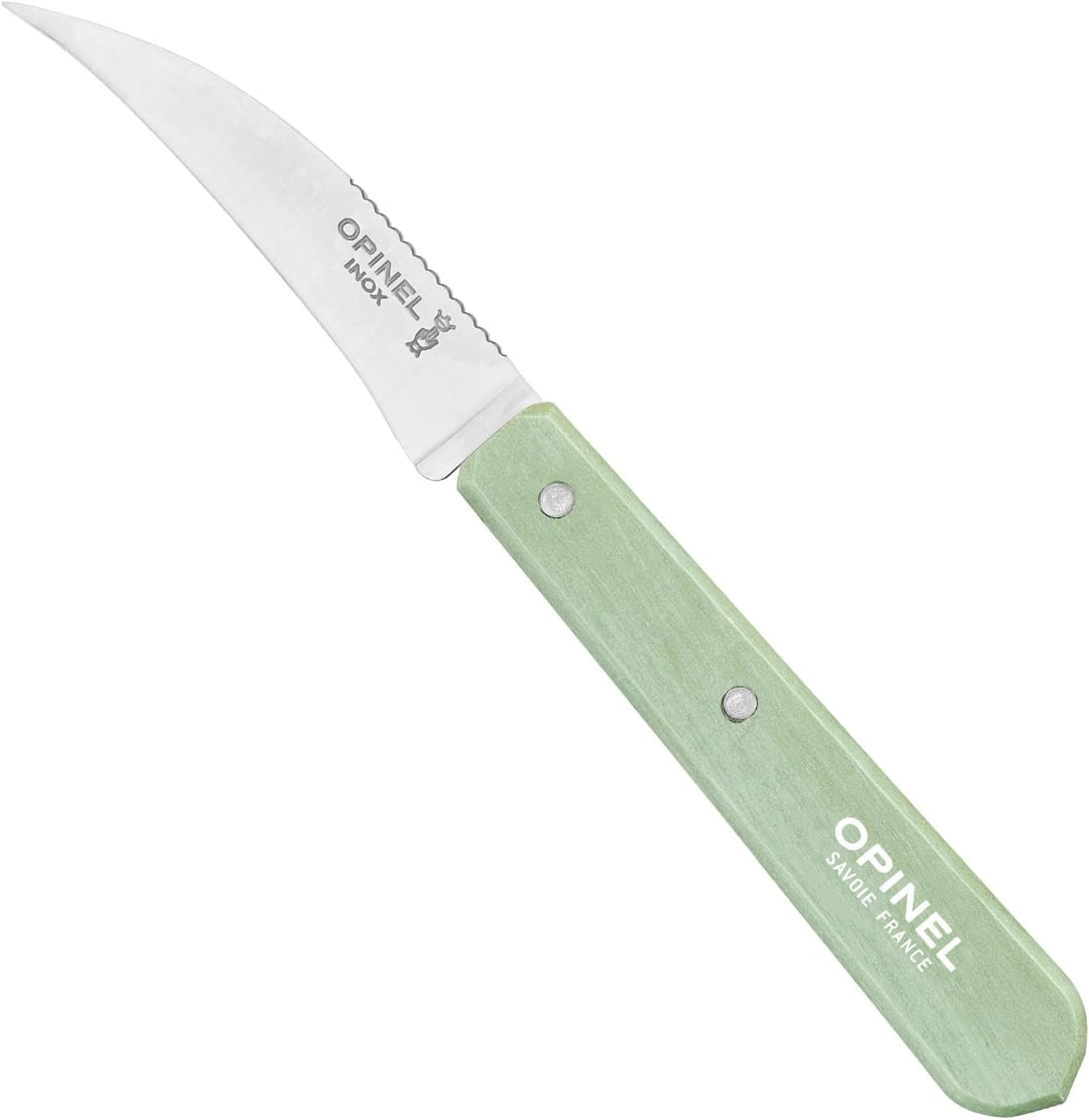 OPINEL Essential No.114 Vegetable Knife, Hornbeam Wood Handles, Made i
