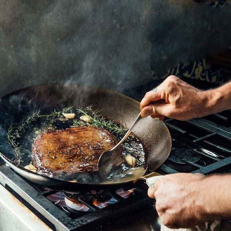 Bourgeat Black Carbon Steel Frying Pan, 10 1/8"