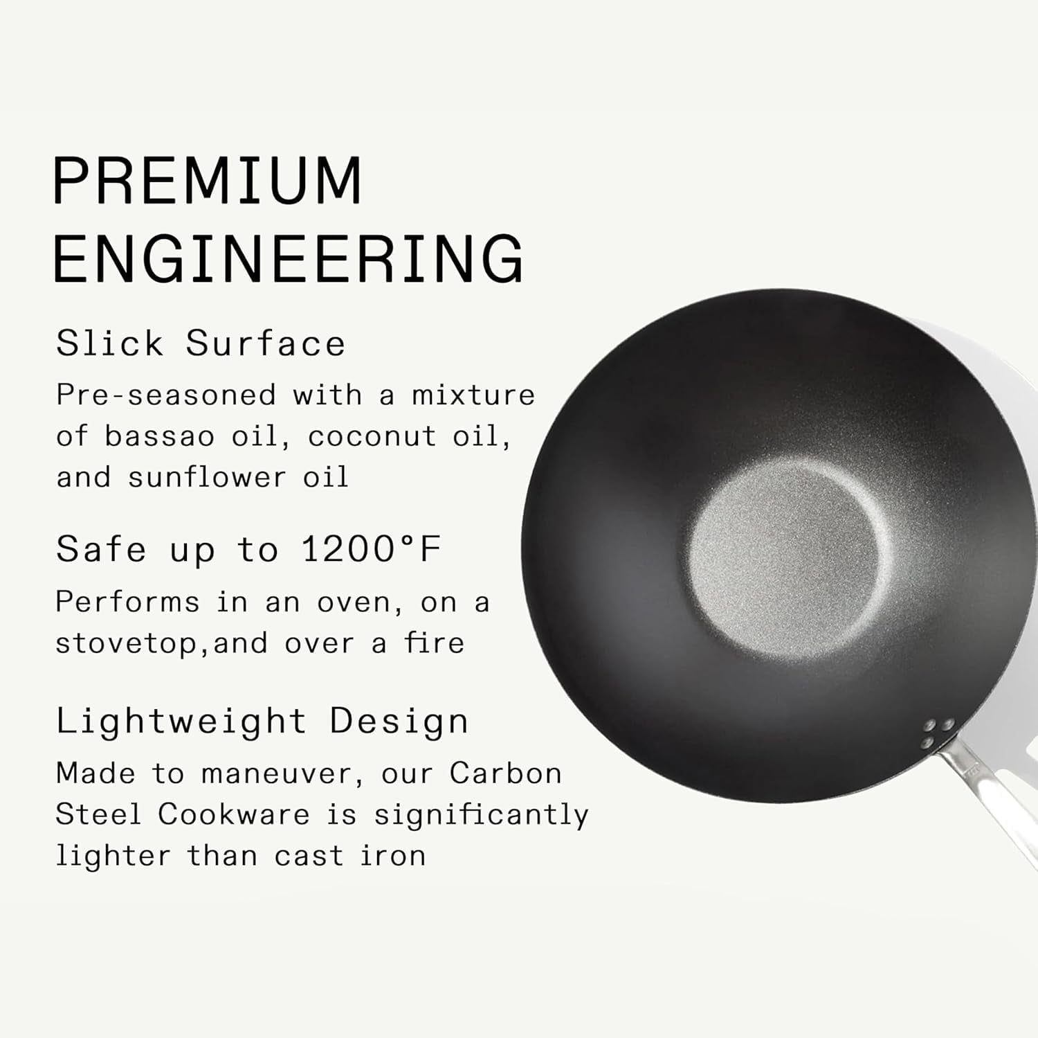 Made In 14-Inch Carbon Steel Wok
