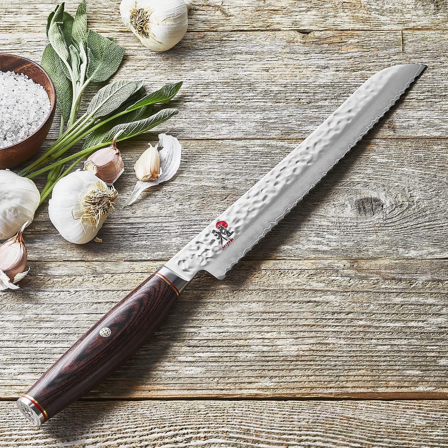 Miyabi Bread Knife, Stainless Steel, 9-inch