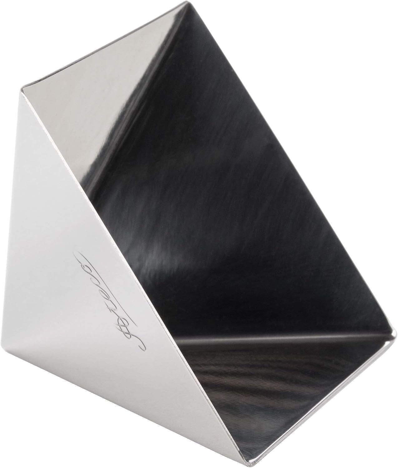 Ateco 4936 Stainless Steel Medium Pyramid Mold, Set of 2, 3.5 by 2.5-I