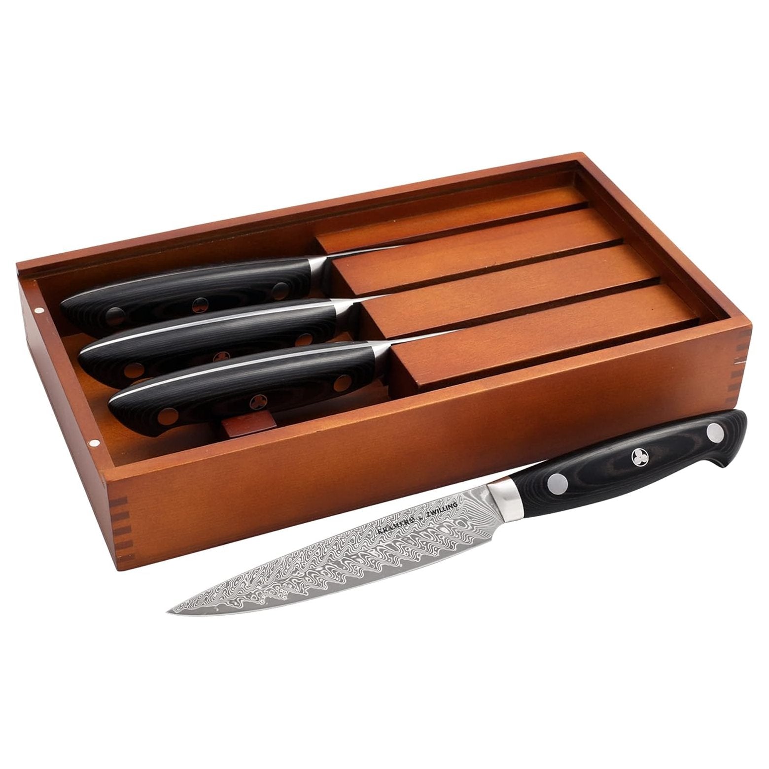 Damascus Steak Knife Set