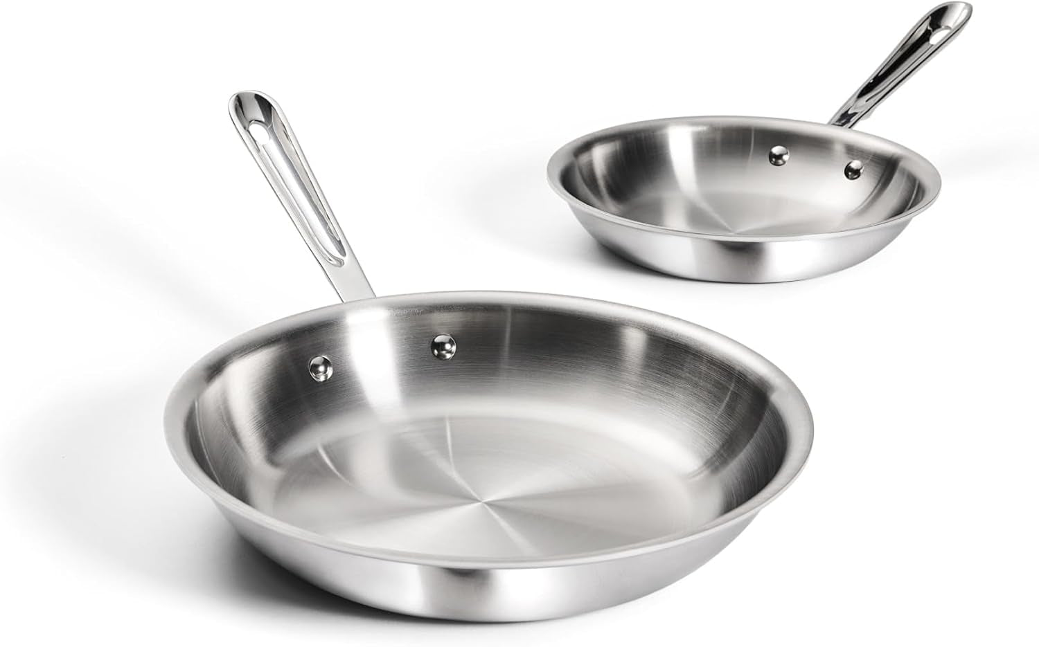 All-Clad D3® Stainless Steel 12 inch Frying Pan- Made in the USA- The Original Bonded Professional Cookware- Oven Safe & Induction Compatible