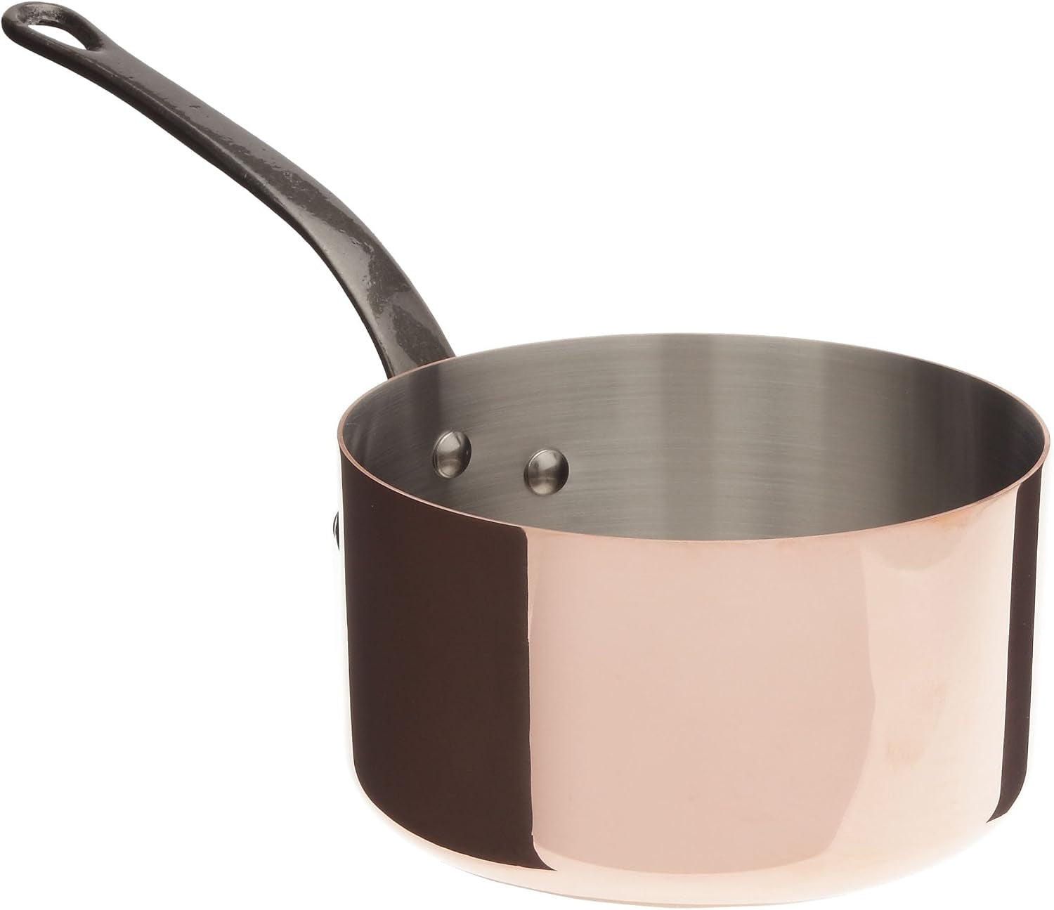 Mauviel M'Heritage M150CI 1.5mm Polished Copper & Stainless Steel Sauc