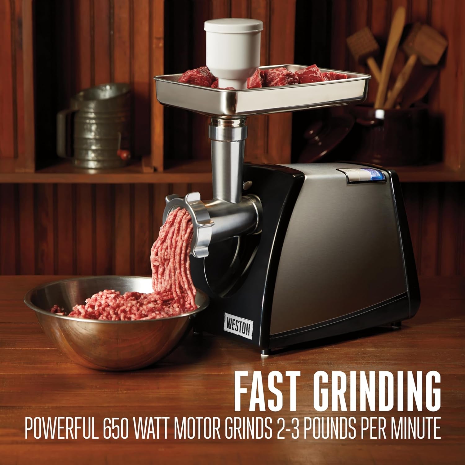 Weston #8 Electric Meat Grinder