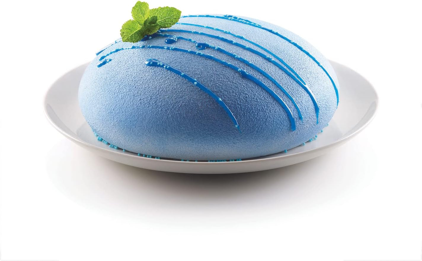 Silikomart Goccia (Drop) Silicone Mold, Rounded Cake Pan with 3D Techn