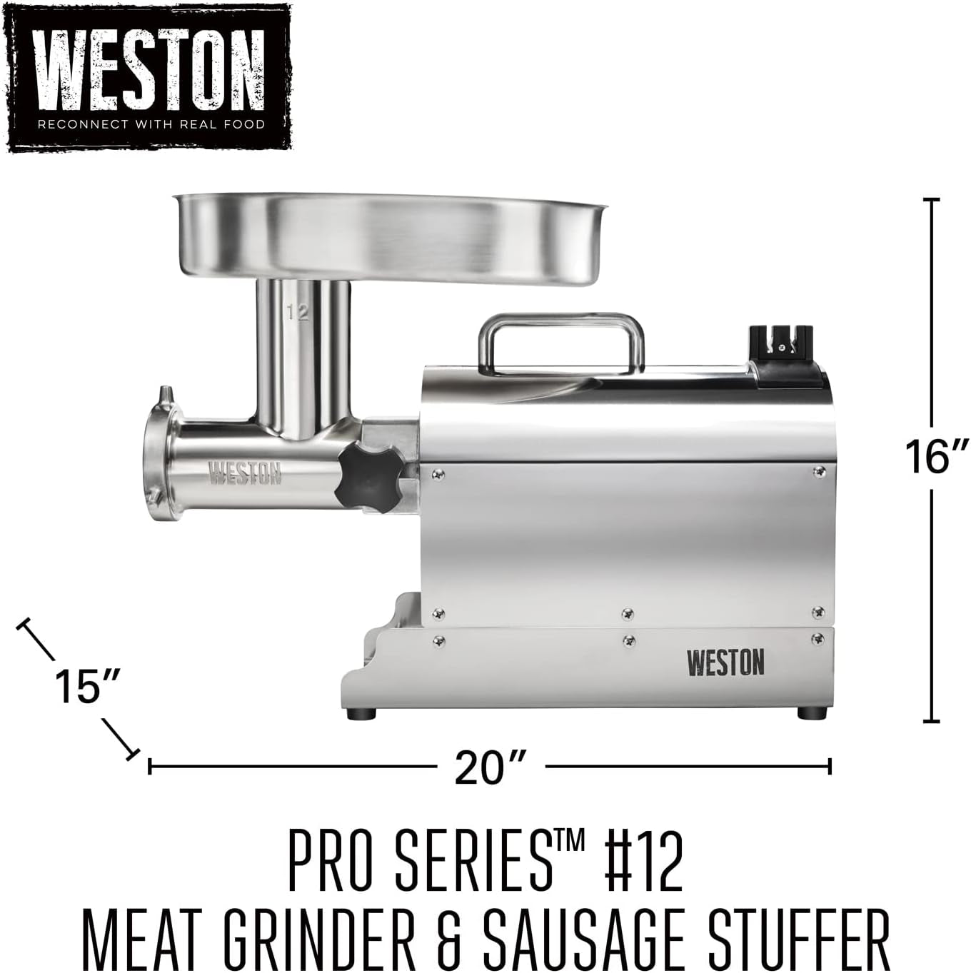 Weston #12 Pro Series Meat Grinder