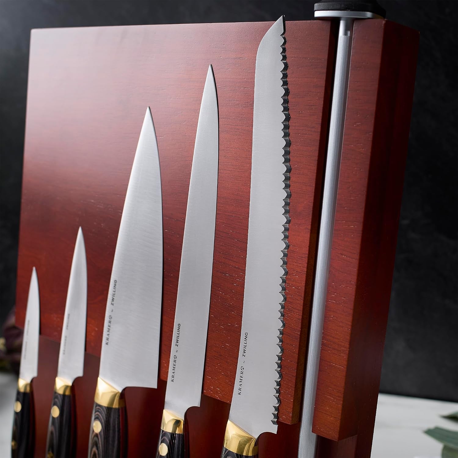 Professional 7 Piece Carbon Knife Block Set