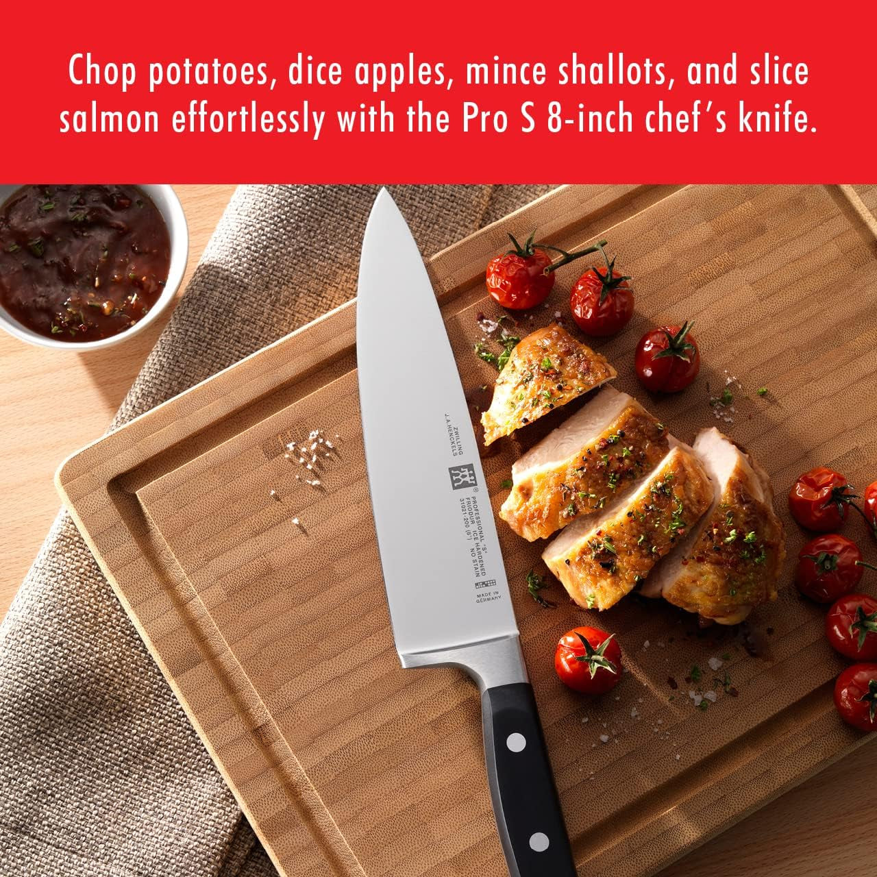 Zwilling Miyabi Birchwood SG2 8-Inch Chef's Knife