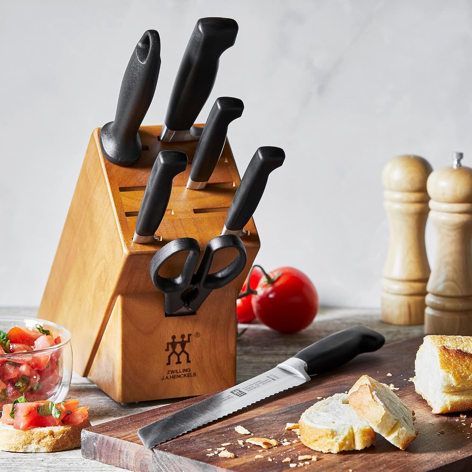 Zwilling Four Star 8-Piece Knife Block Set