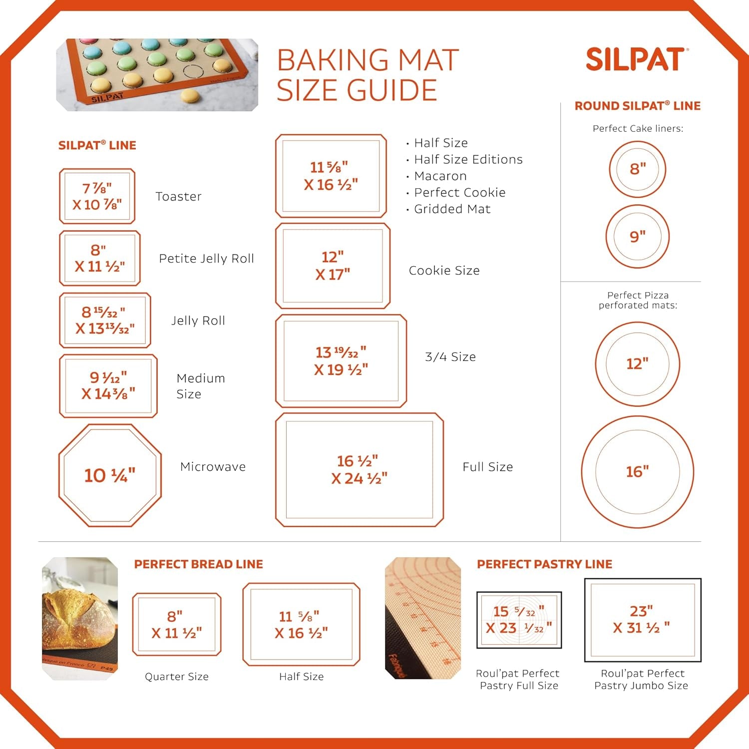 Silpat Quarter Sheet Baking Mat