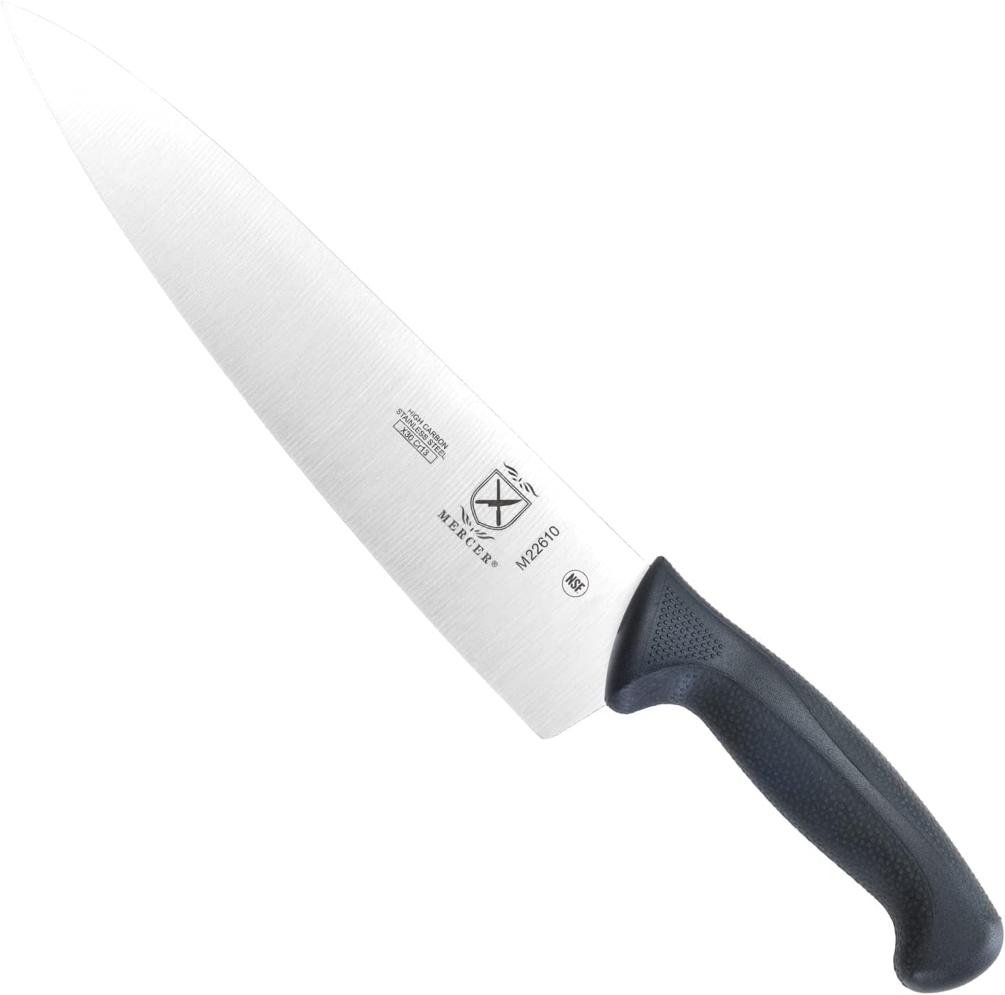 Mercer Culinary Millennia 10-Inch Chef's Knife, Black Handle