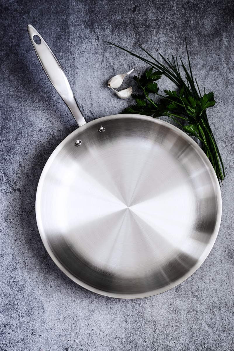 Heritage Steel 12-Inch Titanium-Strengthened Fry Pan