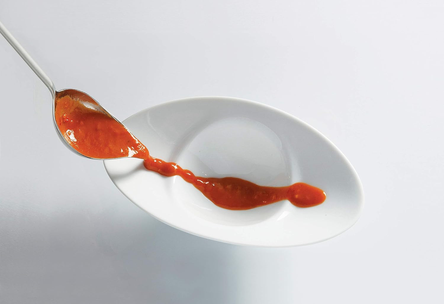Mercer Culinary 18-8 Stainless Steel Saucier Spoon with Tapered Spout,