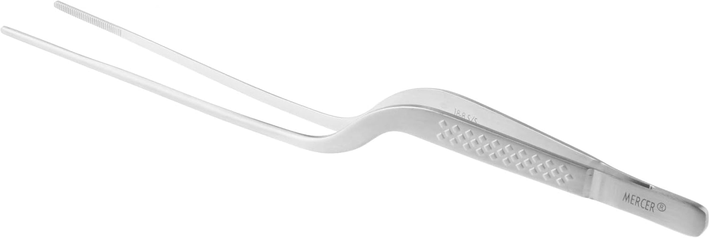 Mercer Culinary 18-8 Stainless Steel Precision Plus Chef Plating Tong,