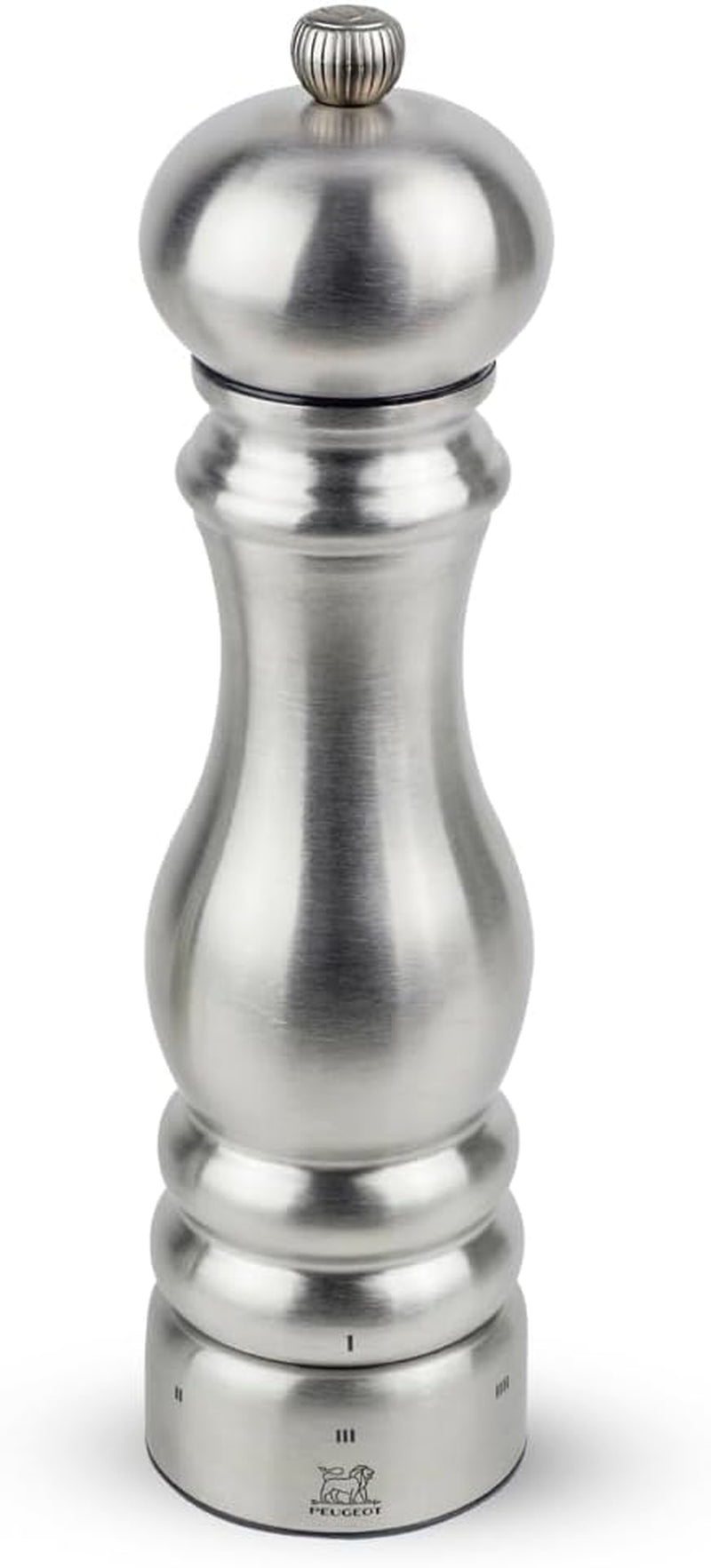 Peugeot - Paris Chef u'Select Manual Pepper Mill - Adjustable Grinder - Stainless Steel