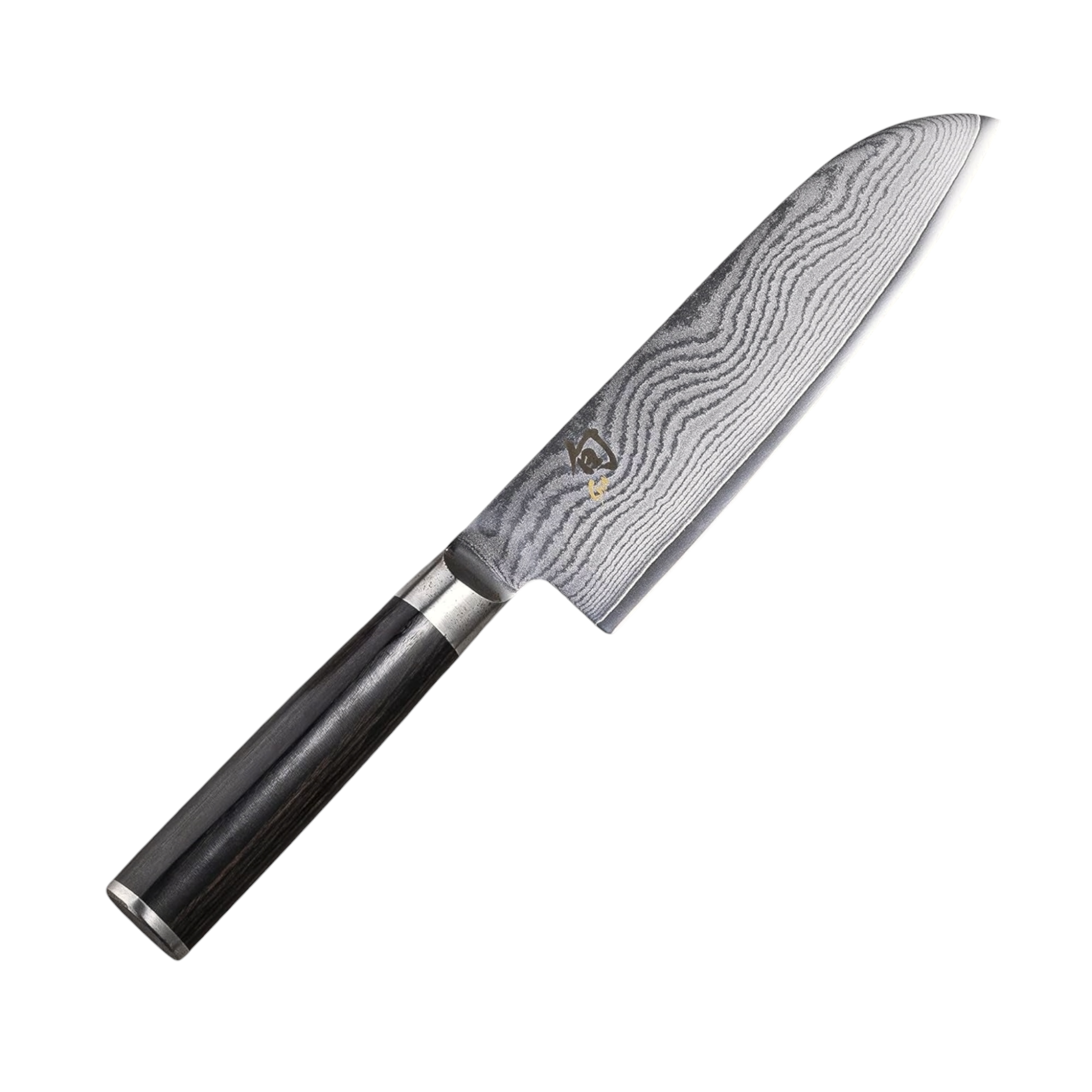 Kai Classic 7" Santoku Knife, VG-MAX Damascus Steel, Pakkawood Handle