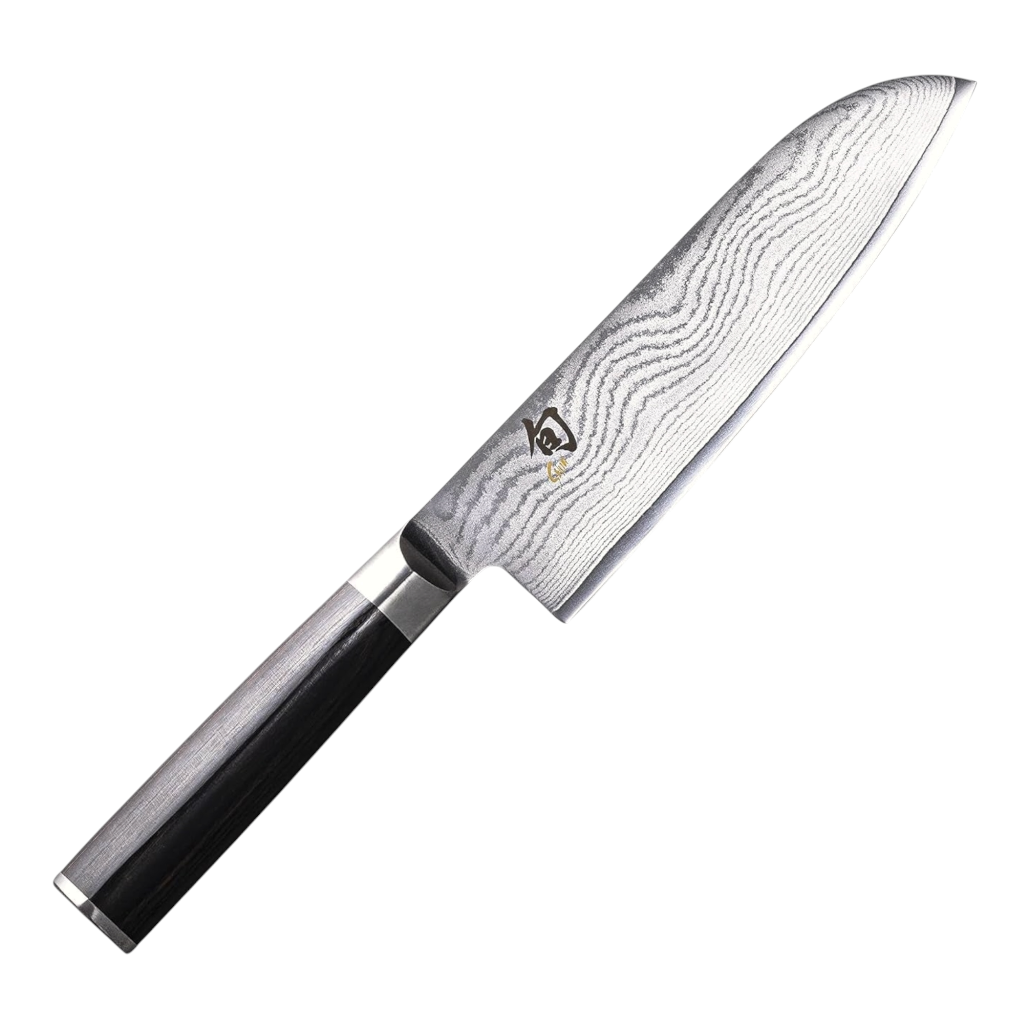 Kai Classic 7" Santoku Knife, VG-MAX Damascus Steel, Pakkawood Handle