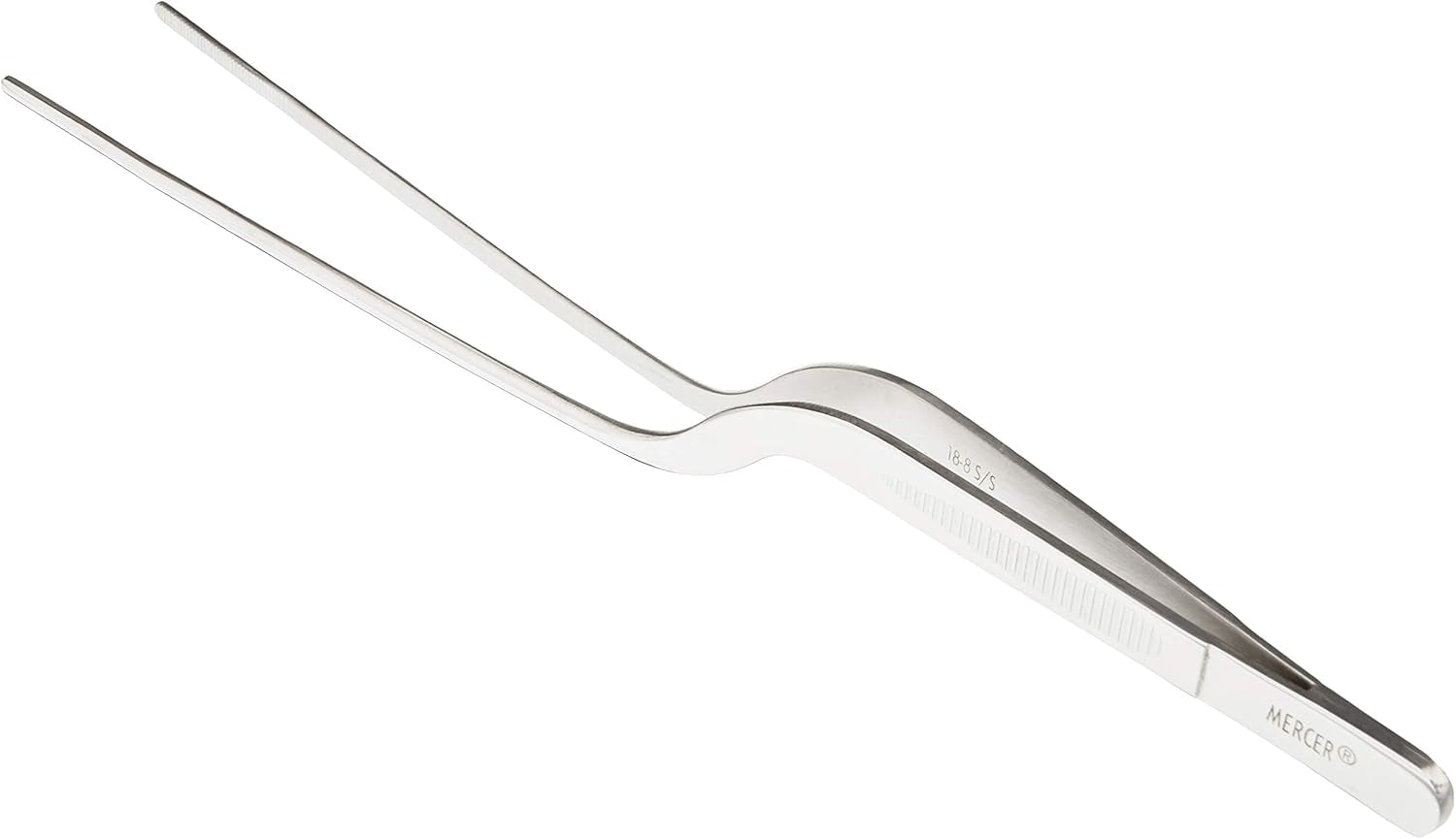 Mercer Culinary 18-8 Stainless Steel Precision Plus Chef Plating Tong,