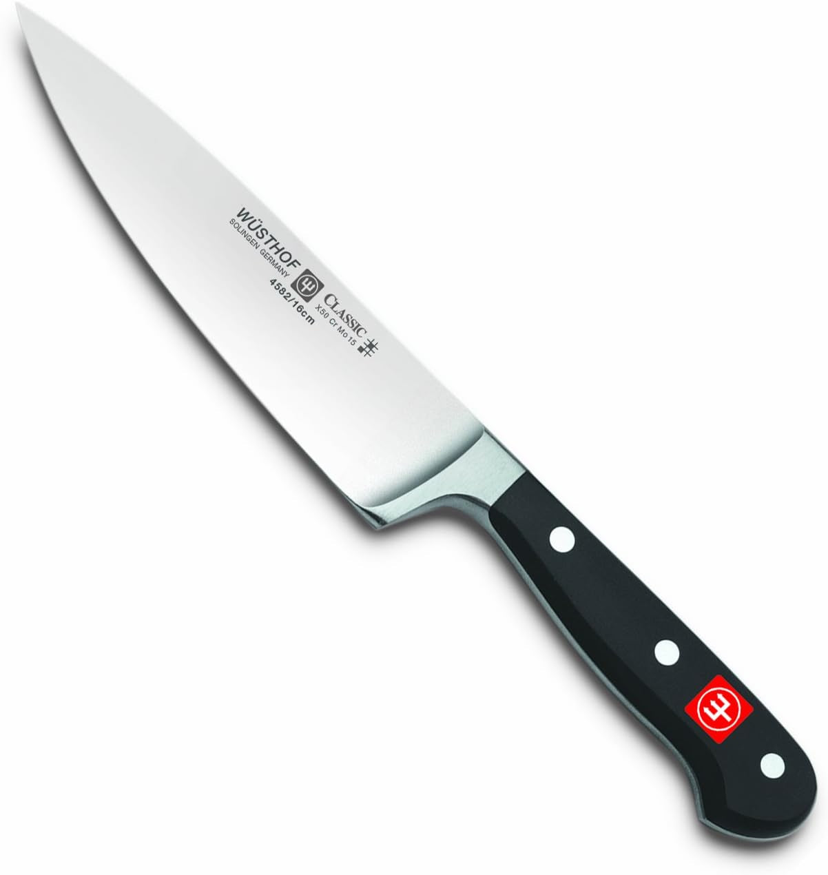 Wüsthof Classic 6" Chef's Knife, Black