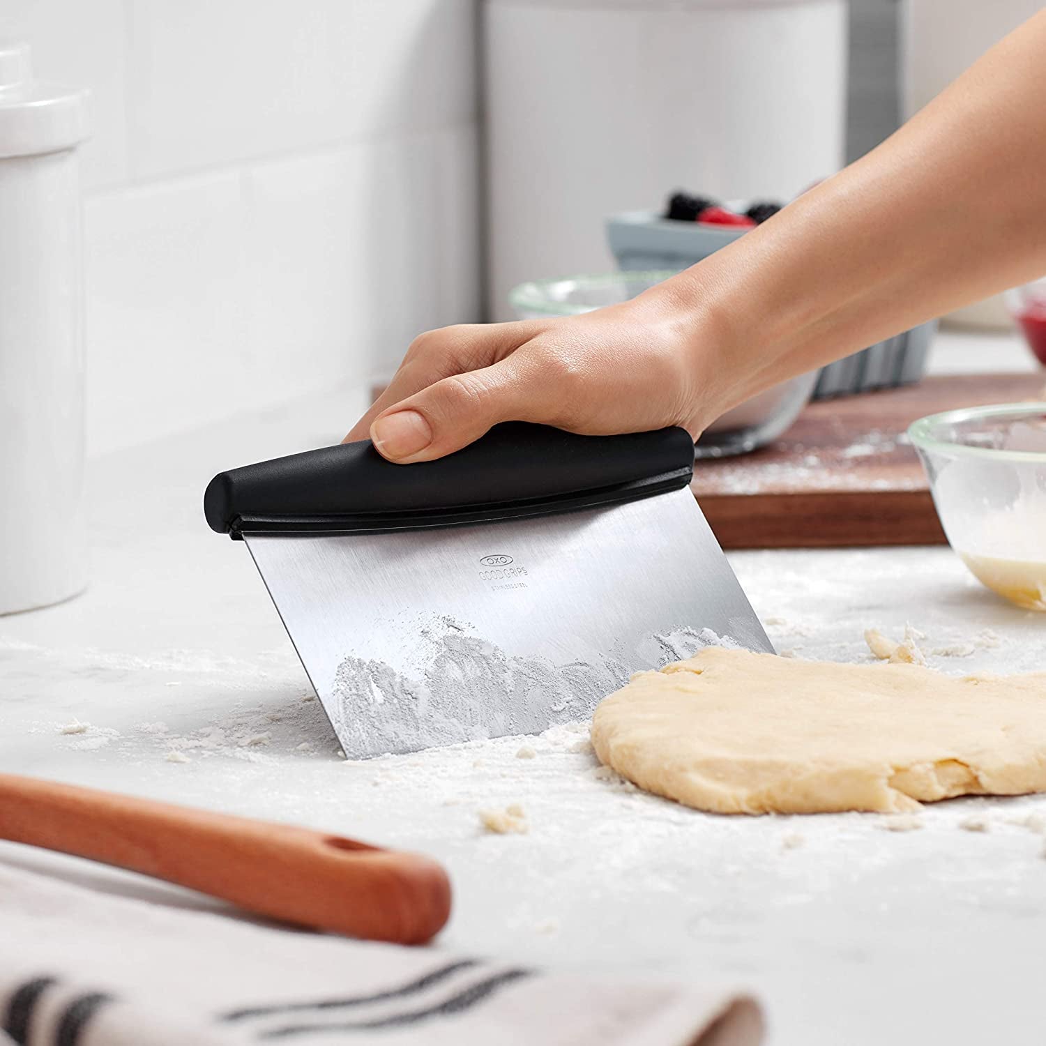 OXO Good Grips Stainless Steel Multi-Purpose Scraper & Chopper
