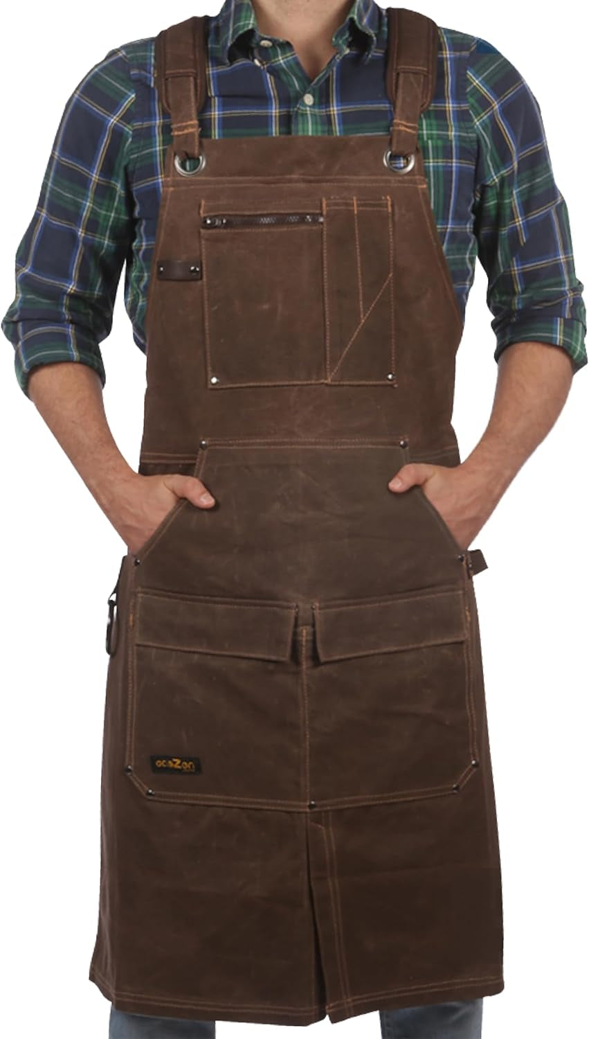Waxed Canvas Work Apron