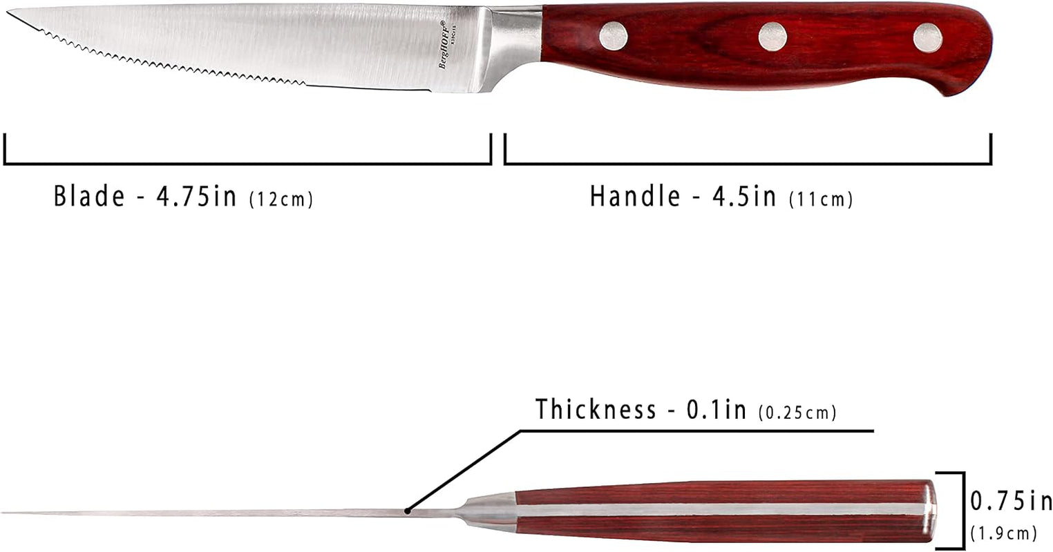 12 Piece Pakka Wood Steak Knife Set
